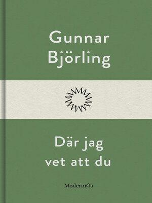 cover image of Där jag vet att du